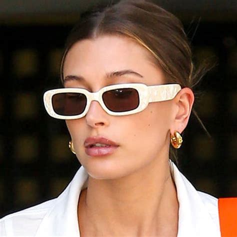 hailey bieber ysl glasses|hailey bieber balenciaga sunglasses.